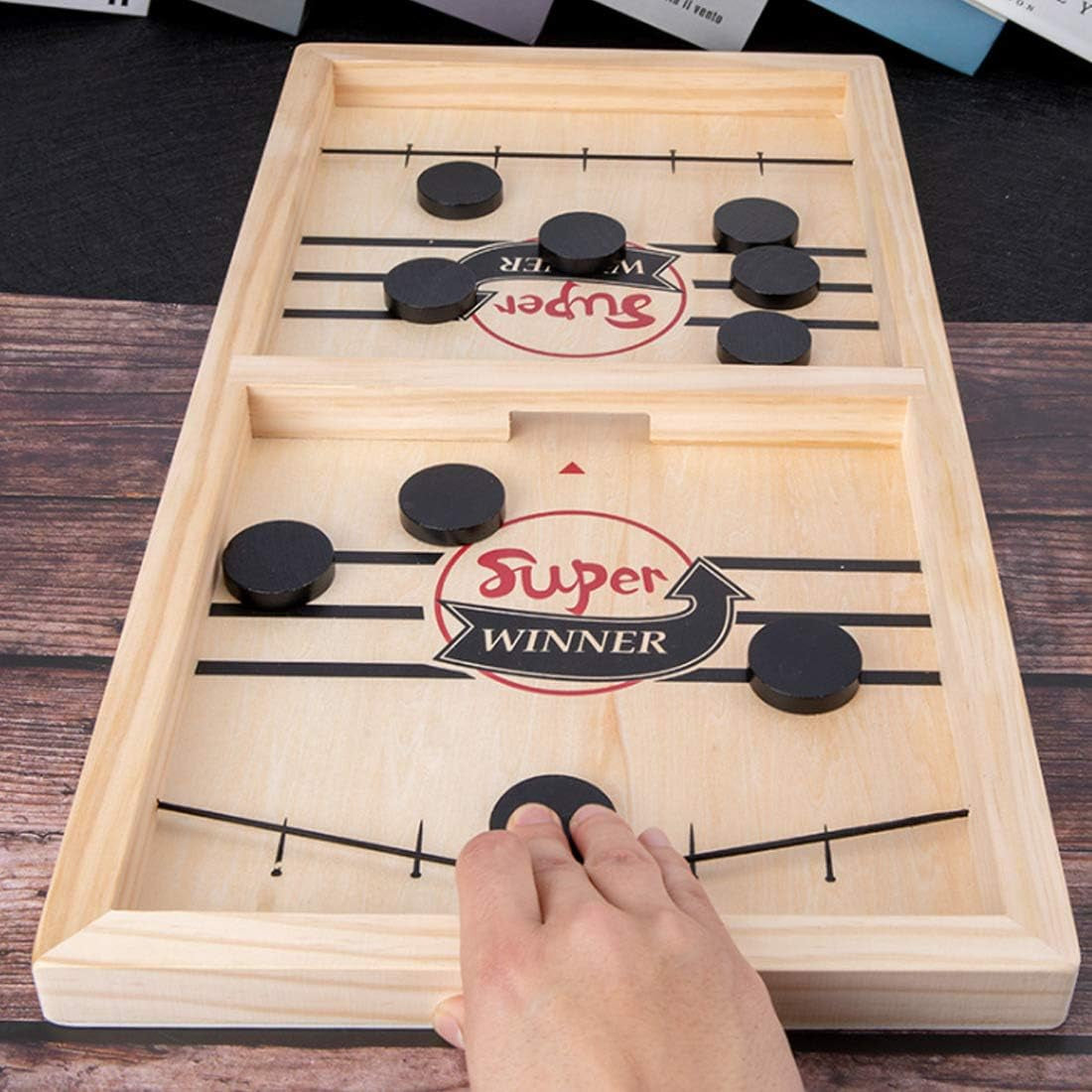 Ultimate Fast Sling Puck Game - Exciting Board Game for Kids & Adults!