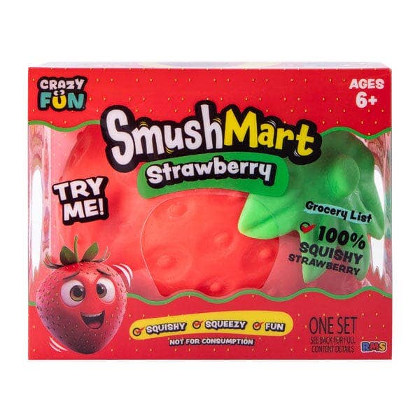 RMS SmushMart Giant Scented Strawberry Squishy