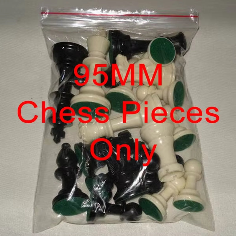 Medieval Chess Set - 65/75 Resin Pieces with 34Cm/42Cm Chessboard for Ultimate Strategy Games