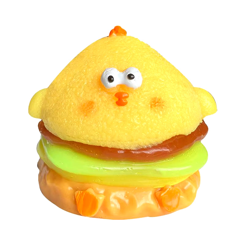 Soft Chick Hamburg Stress Toys Relief Squishys New Fidget Toy Mini Relief Squeeze Toy