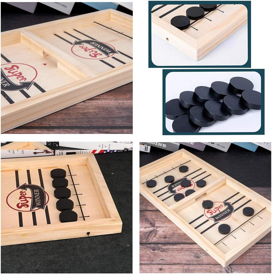 Ultimate Fast Sling Puck Game - Exciting Board Game for Kids & Adults!