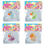 Four packages of Sugar Swaps Ducky Duck toys on a white background