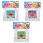Three packages of Sugar Swlops Duck Cubes with colorful packaging on a white background.