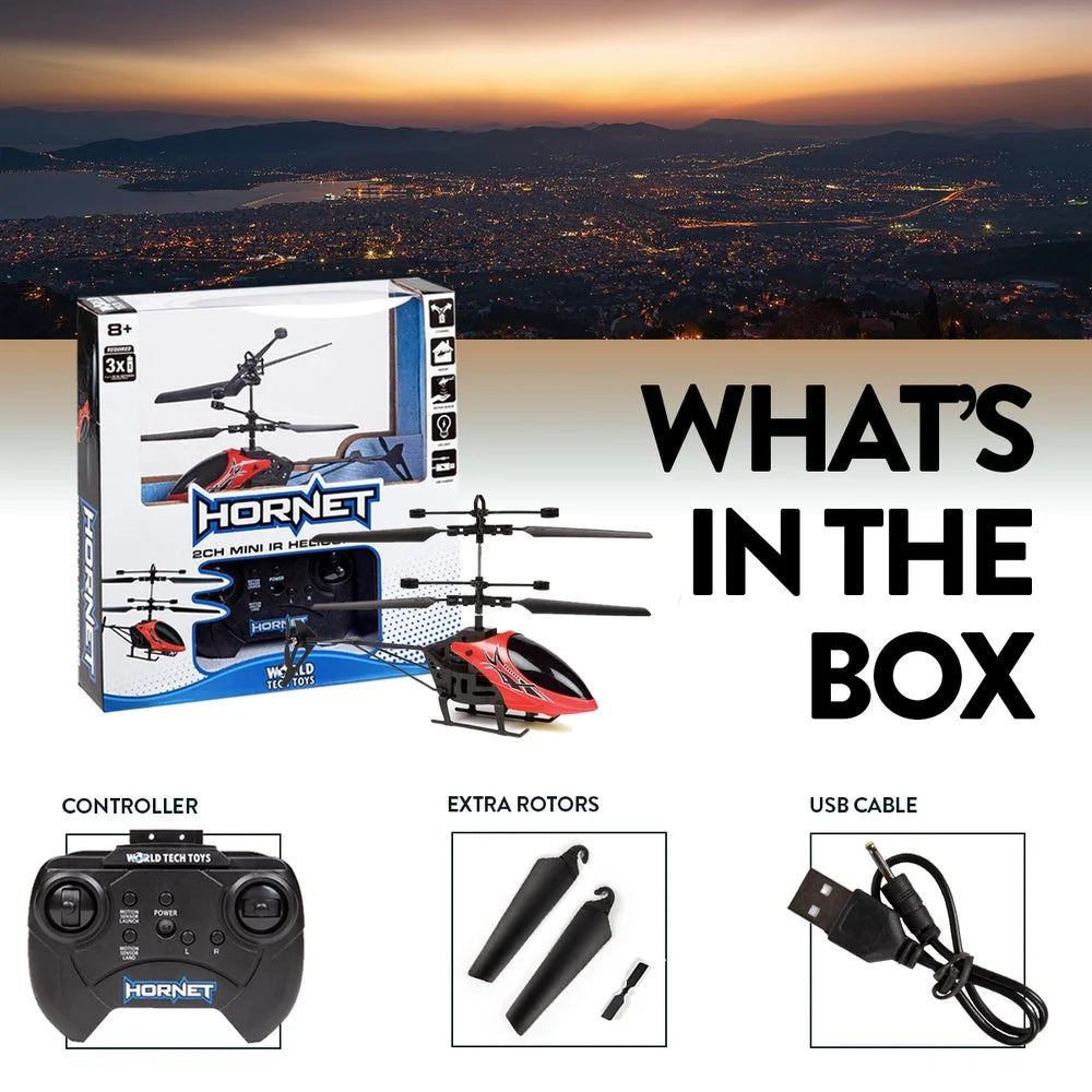 Hornet 2CH Mini IR RTF Electric RC Helicopter - Ultimate Fun in the Skies!