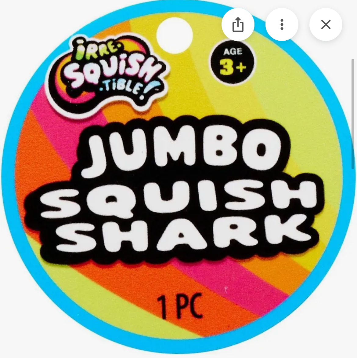 IrreSquishtible Jumbo Shark