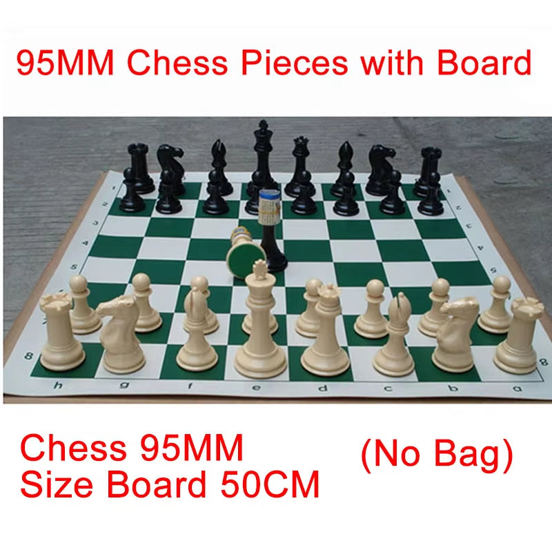 Medieval Chess Set - 65/75 Resin Pieces with 34Cm/42Cm Chessboard for Ultimate Strategy Games