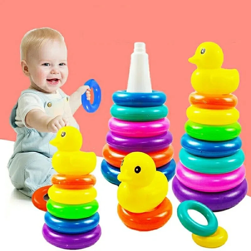 Montessori Rolling Ball Toy - Engaging Stacking Track for Baby Development and Learning