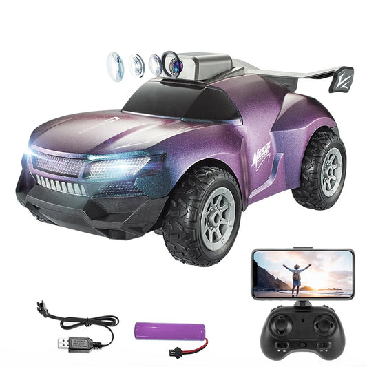 High-Speed FPV RC Car with HD 1080P Camera - Adjustable Speed & Customizable Shells - Perfect Gift for Kids and Adults!