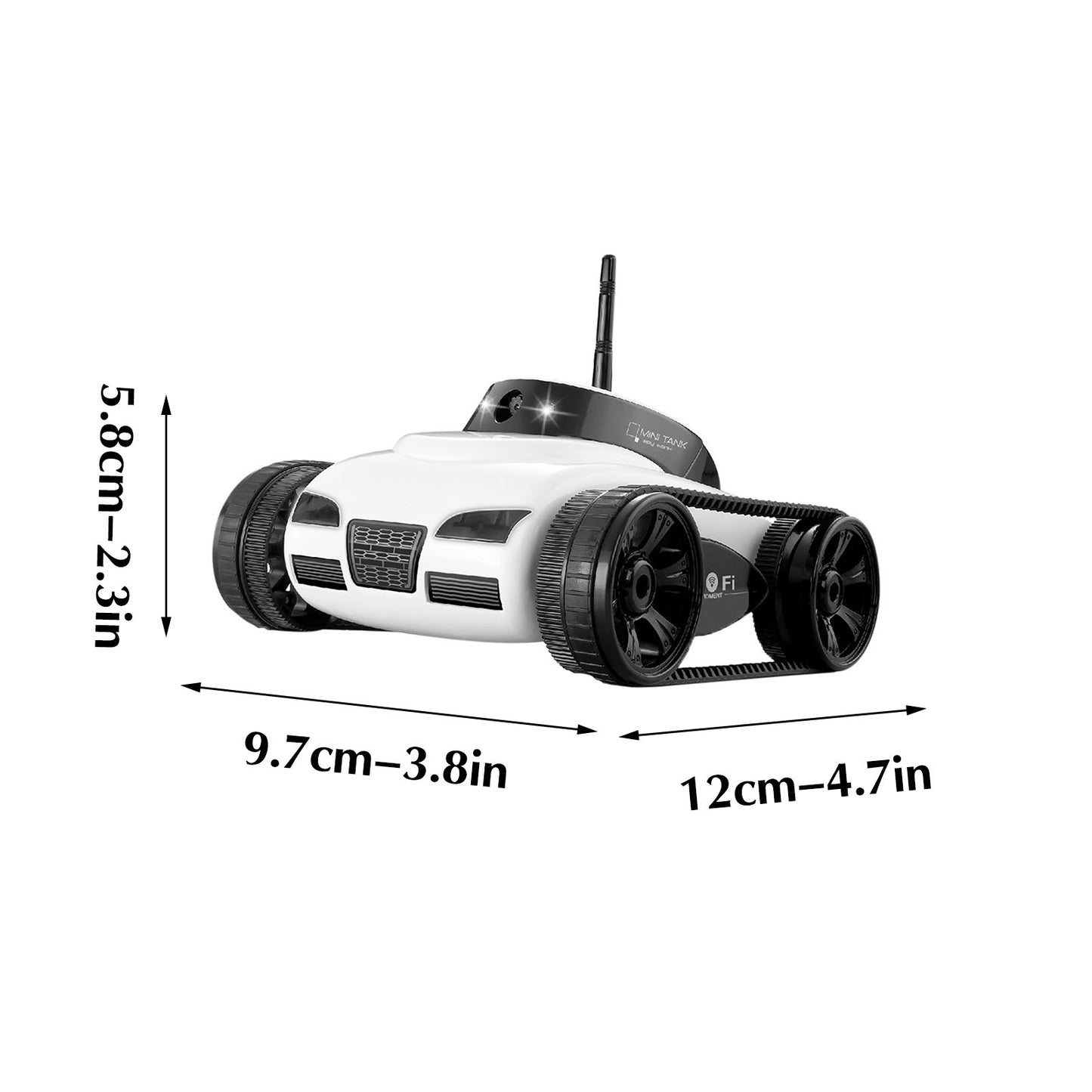 Mini Remote Control WIFI Real-Time Transmission Tank Car Remote Control Camera Toy Car Xmas Gift