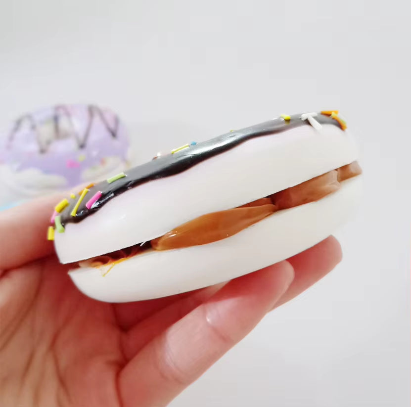 Jumbo Galaxy Donut Squishy - Slow Rising Cute Food Toy for Kids - Perfect Wholesale Gift!