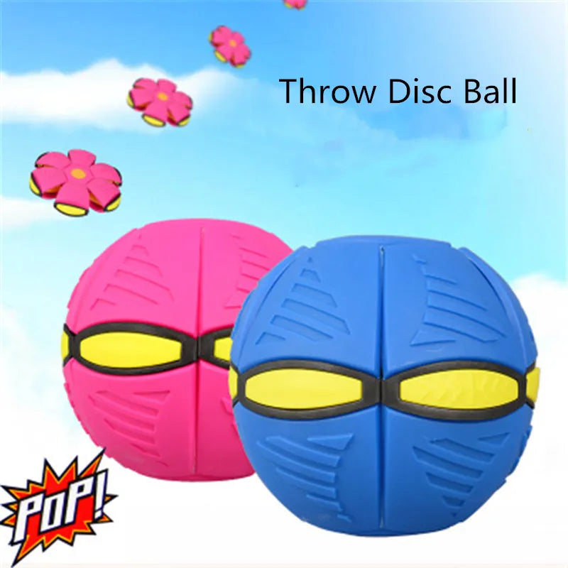 LED Flying UFO Disc Ball - Glow-in-the-Dark Outdoor Toy for Kids - Perfect for Garden Games and Active Play