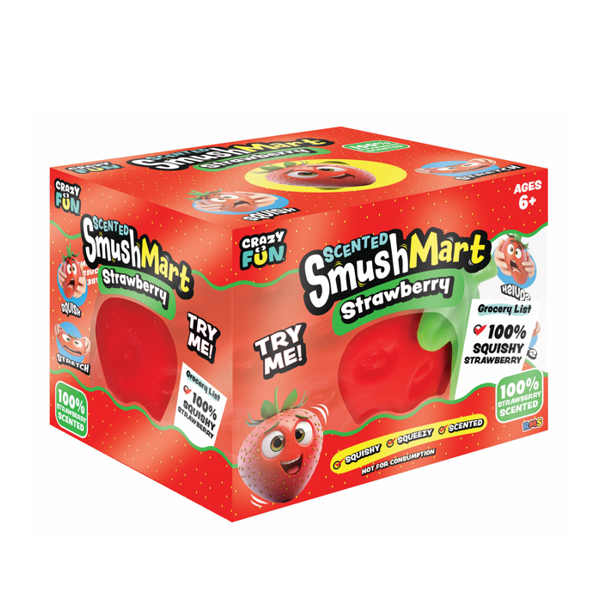 RMS SmushMart Giant Scented Strawberry Squishy