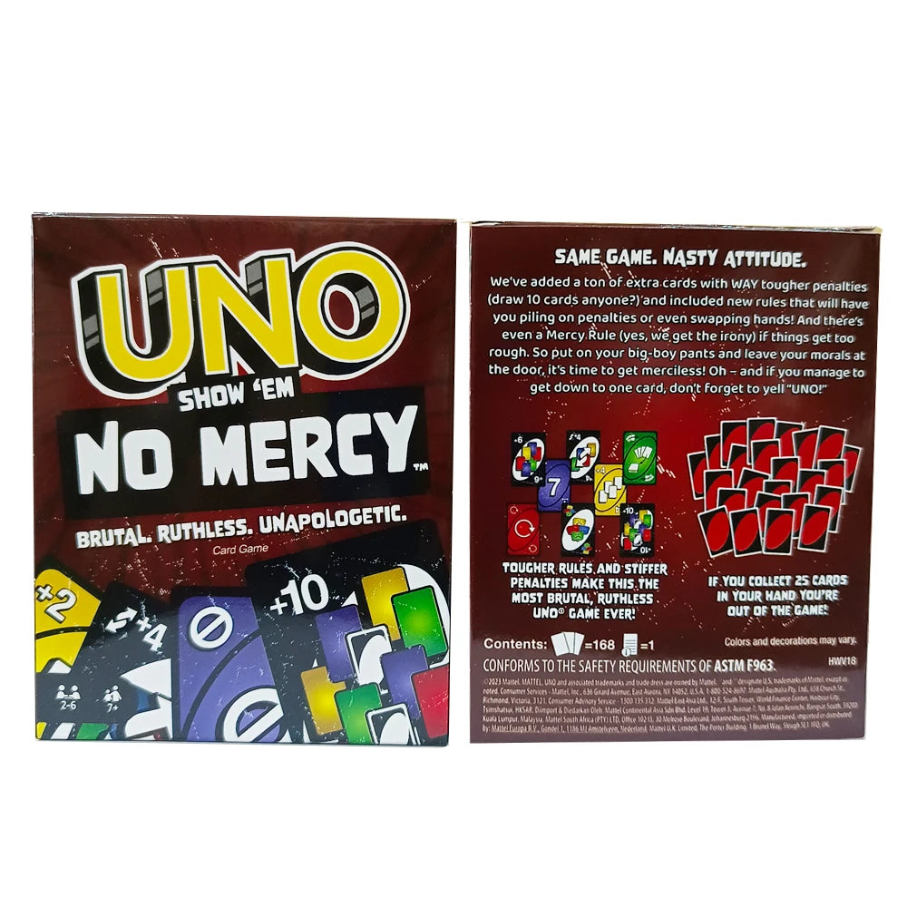 No Mercy Card Game - Ultimate Family Fun for Parties, Birthdays, and Christmas!