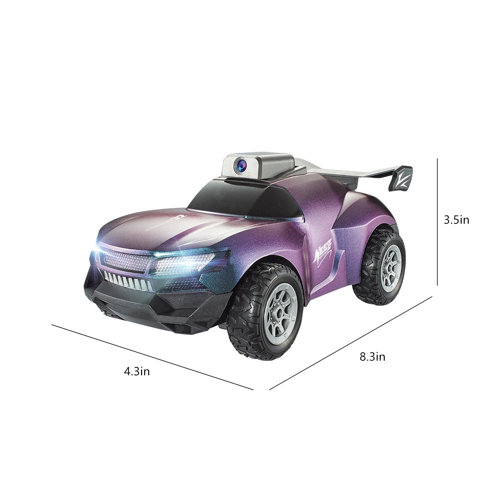 High-Speed FPV RC Car with HD 1080P Camera - Adjustable Speed & Customizable Shells - Perfect Gift for Kids and Adults!