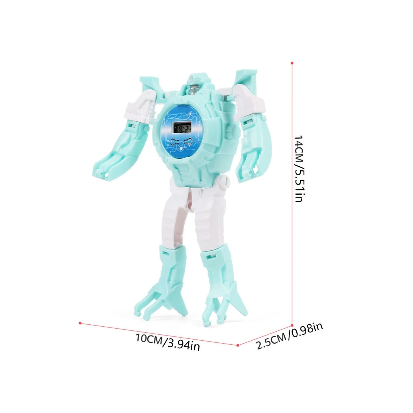 Transforming Fun: Creative Robot Digital Watch for Kids Ages 2-14