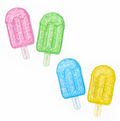 Mini Glitter Pops Sugar Squisher - 2pk