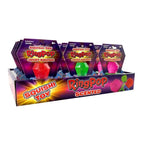 Display of RingPop scented squishy toys in packaging on a white background