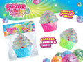 Colorful Sugar Swaps Cupcake toys with packaging on a bright background