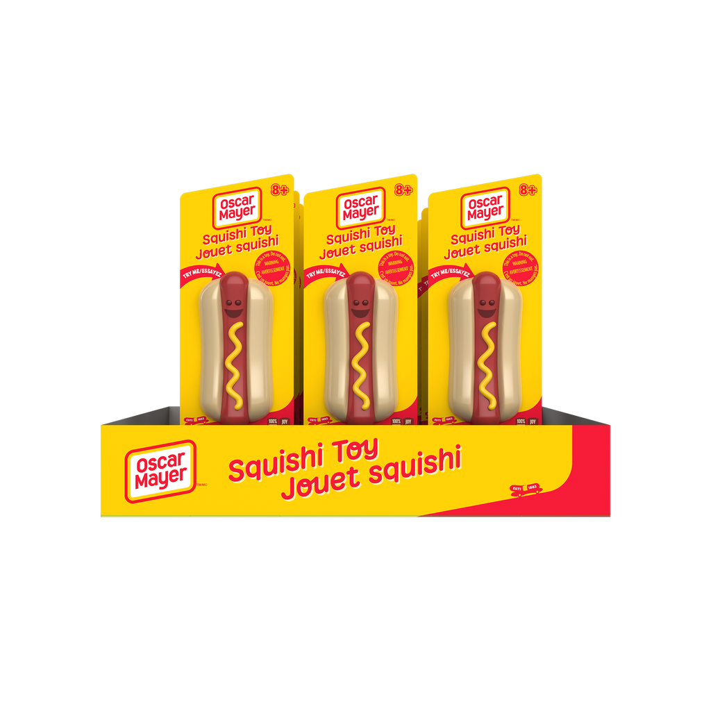 Oscar Mayer Squishi Hot Dog Toy