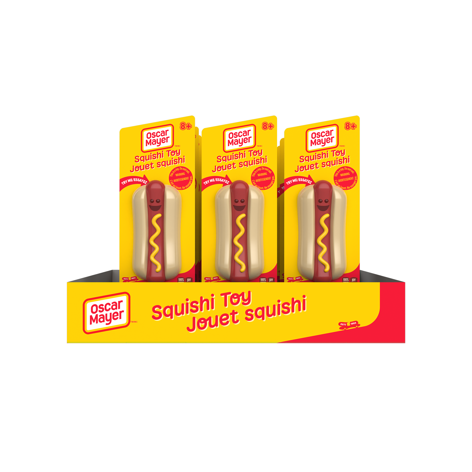 Oscar Mayer Squishi Hot Dog Toy