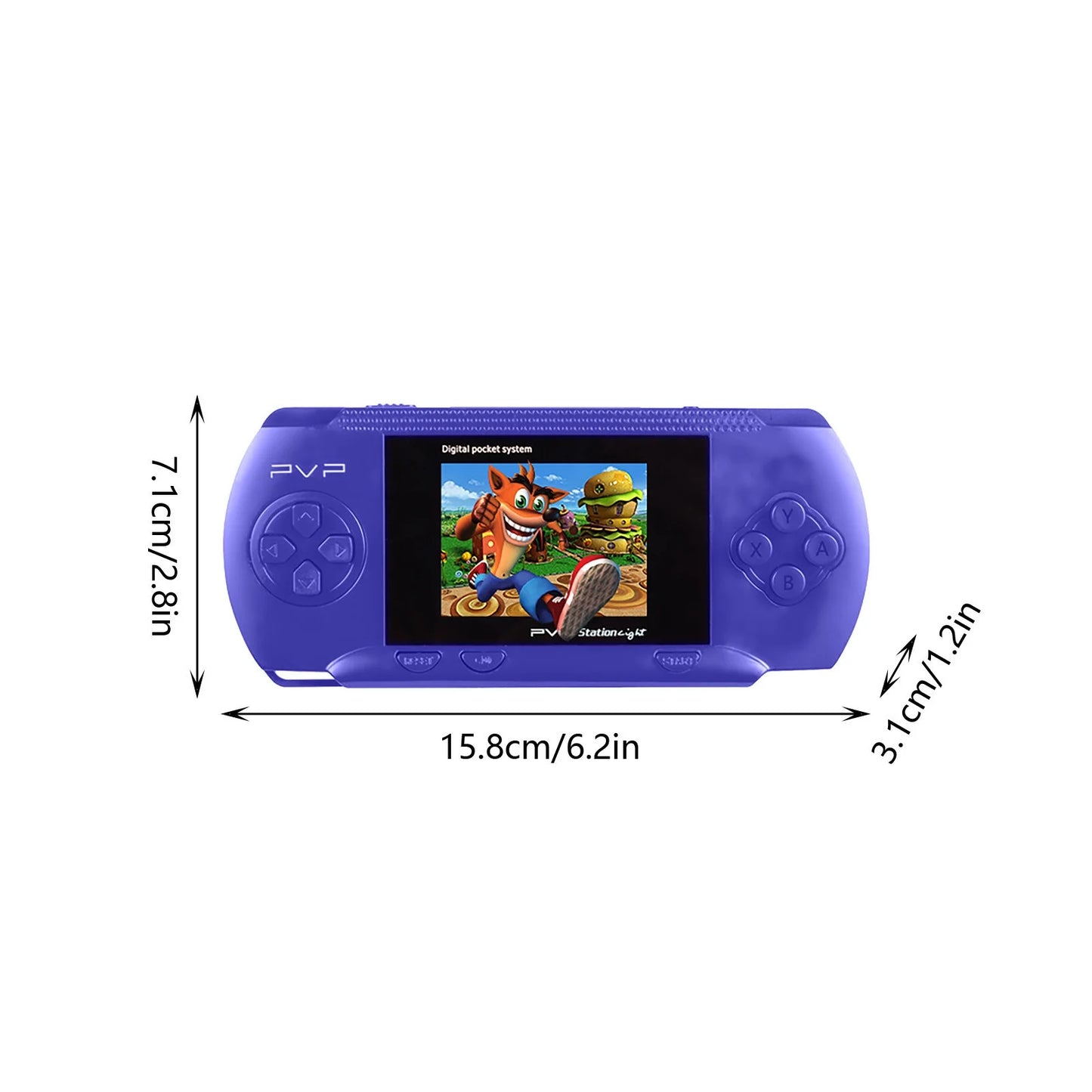 Mini Arcade Handheld Game Console for Kids - 2.2-Inch Color Screen, Perfect Christmas Gift for Boys and Girls!