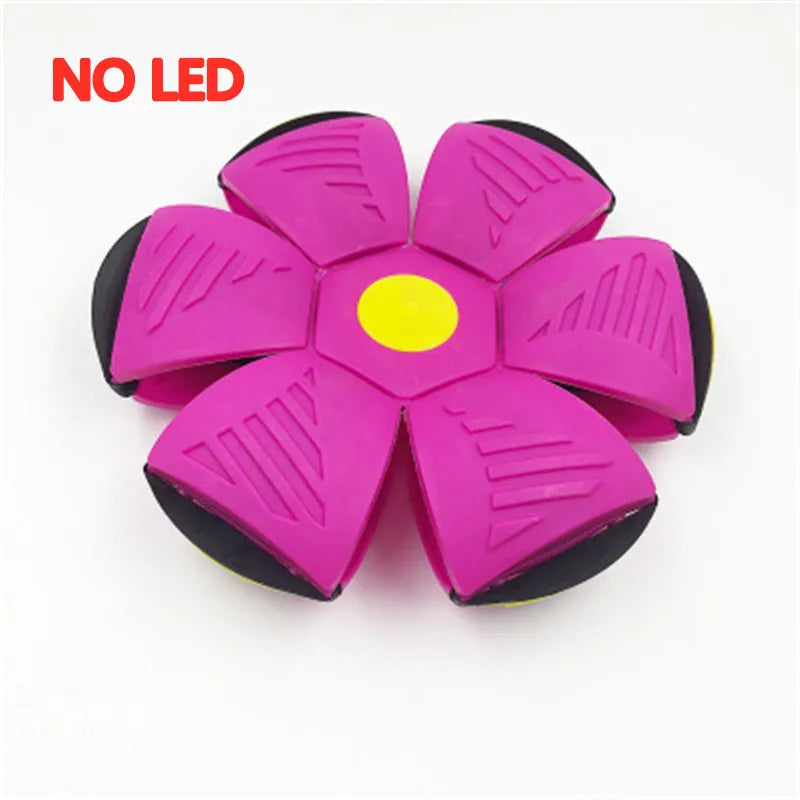 LED Flying UFO Disc Ball - Glow-in-the-Dark Outdoor Toy for Kids - Perfect for Garden Games and Active Play