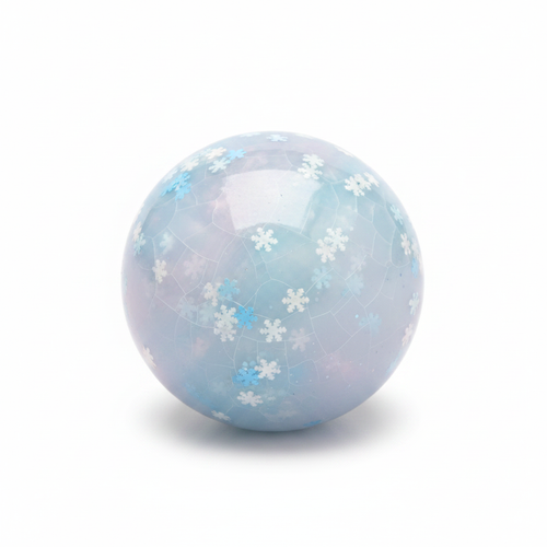 Blue and Pink Cracking Wax Ball