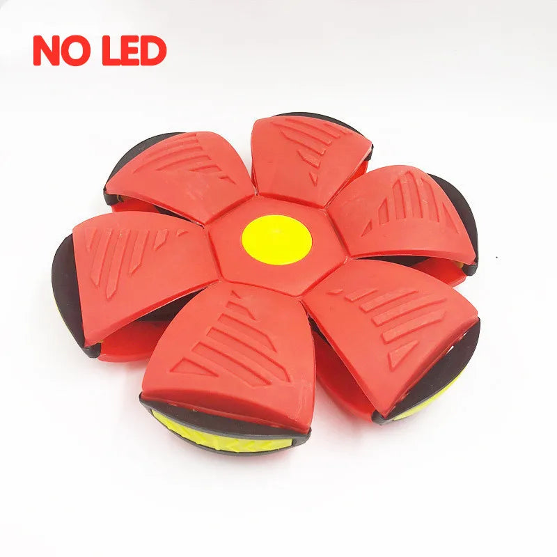 LED Flying UFO Disc Ball - Glow-in-the-Dark Outdoor Toy for Kids - Perfect for Garden Games and Active Play