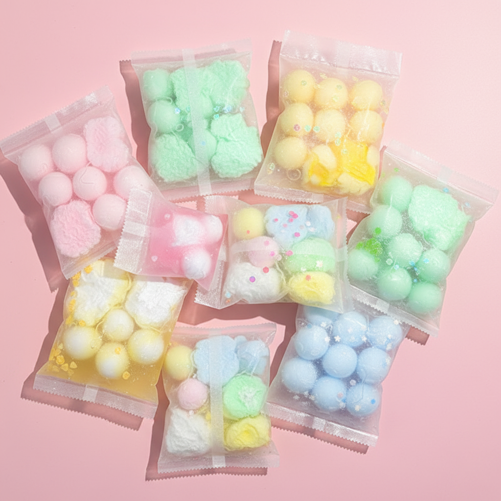 Crispy Bags flat lay