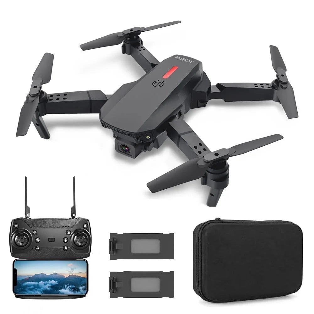 E88 FPV Mini Drone - 4K Professional Aerial Photography Quadcopter with Long Range, Folding Design & Remote Control