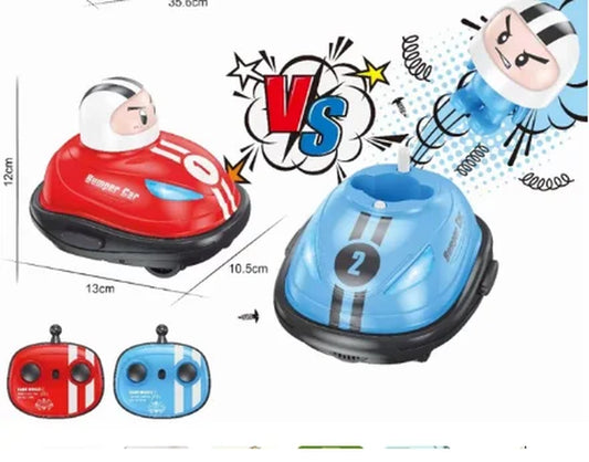 2.4G Super Battle Bumper Car - Remote Control Pop-Up Doll Crash & Bounce Toy for Kids - Perfect Gift for Family Fun!