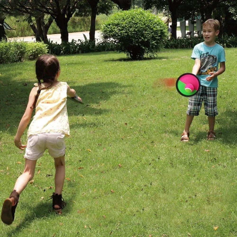 Ultimate Toss and Catch Ball Game Set - Fun Paddle Tennis Toy for Family Fun Indoors and Outdoors! Perfect for Beach, Lawn, or Backyard Play!