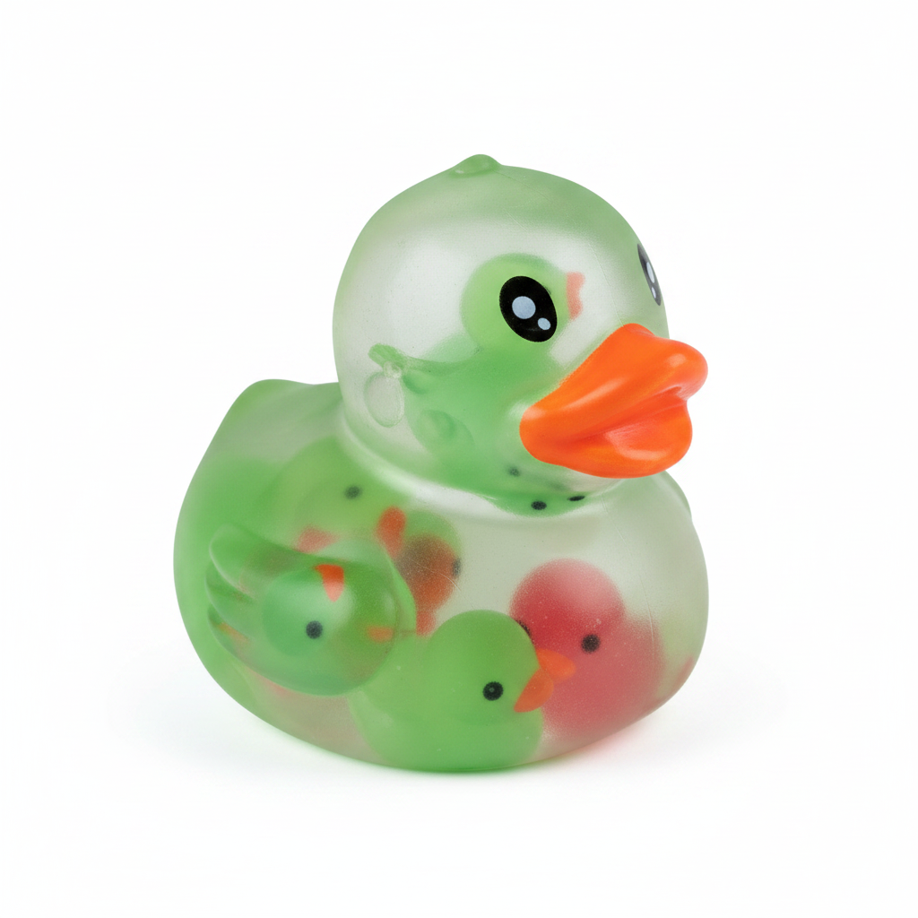 Green Sugar Smooshies Ducky Duck squishy toy