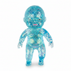 Blue Sugar Swaps Onesie – holographic glitter gel squishy baby doll toy