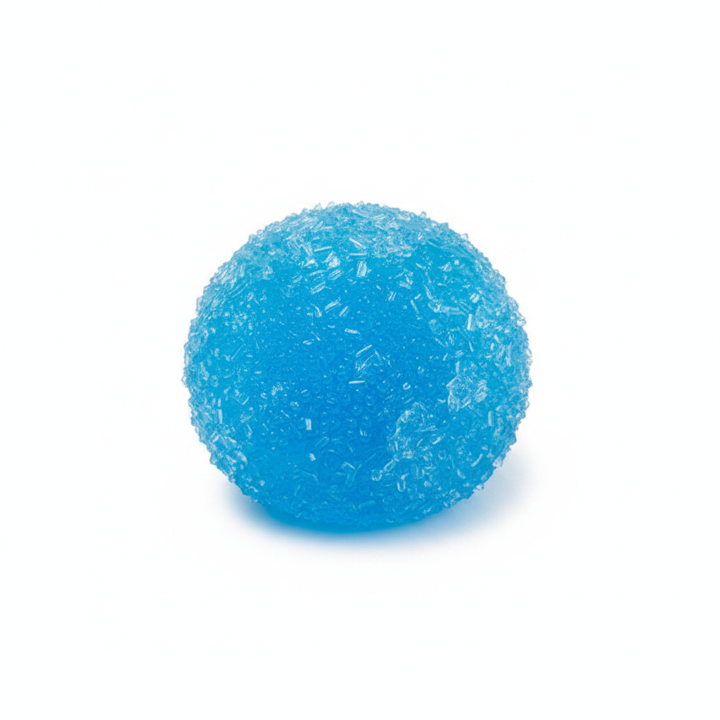 Blue fruit smoothie squeeze ball
