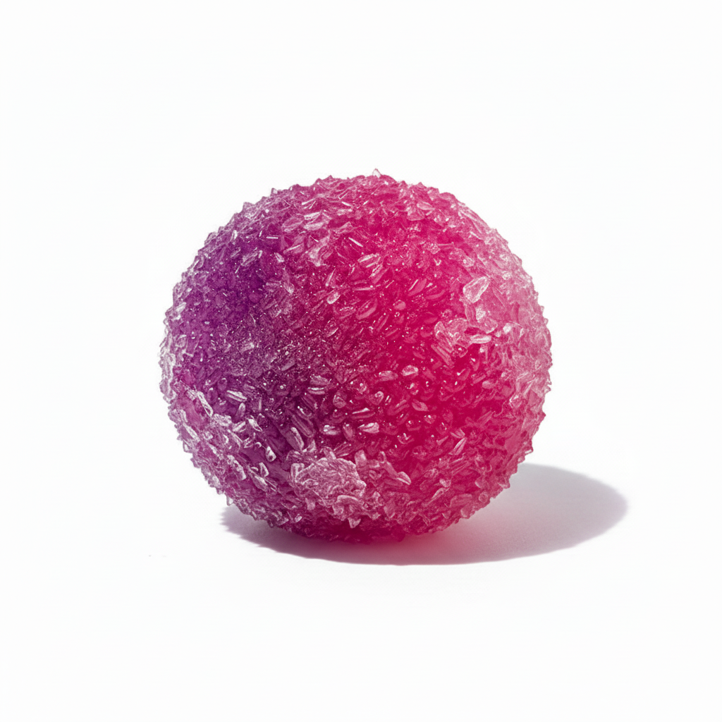 Purple fruit smoothie squeeze ball