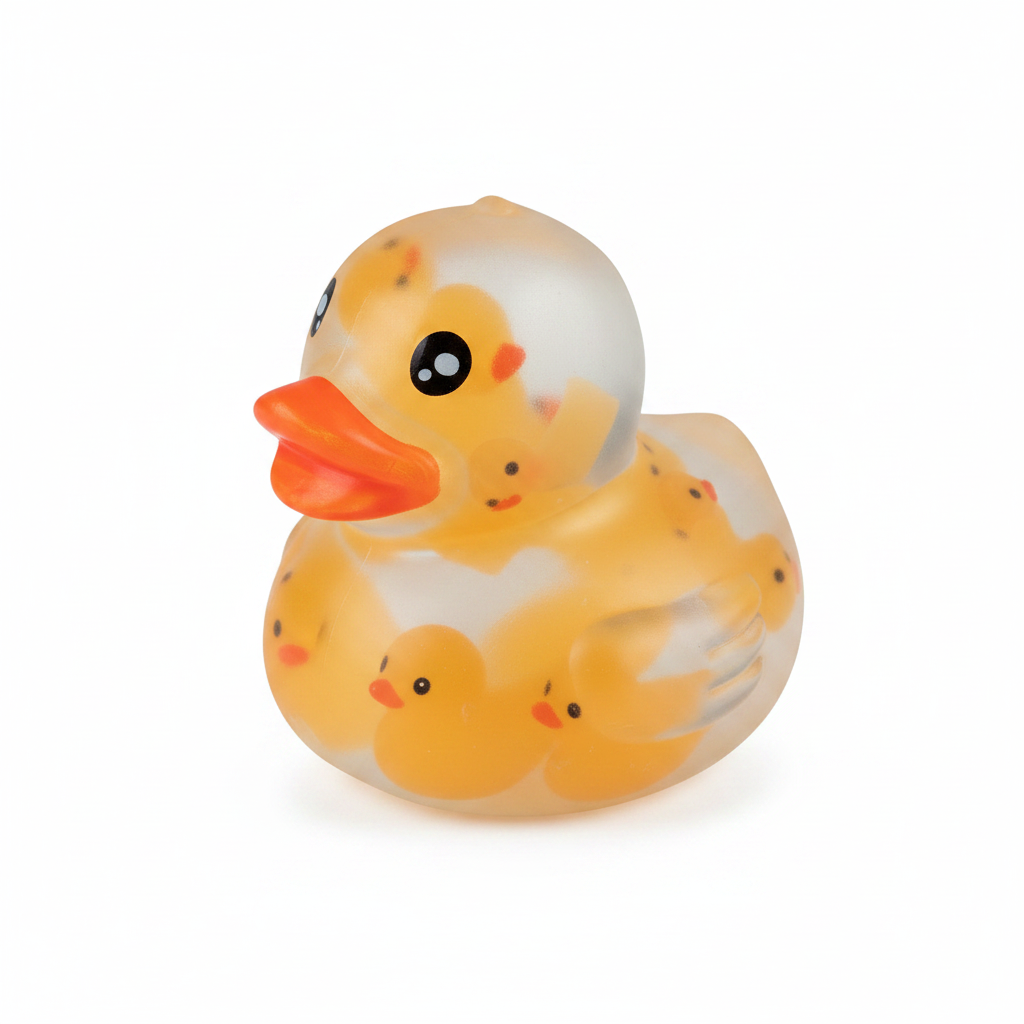 Yellow Sugar Smooshies Ducky Duck squishy toy