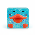 Blue Sugar Swaps Duck Cube – glitter gel squishy toy