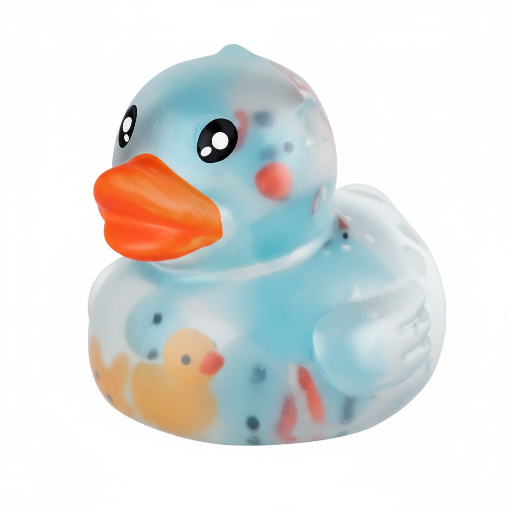 Blue Sugar Smooshies Ducky Duck squishy toy