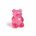Pink squishy gummy bear toy