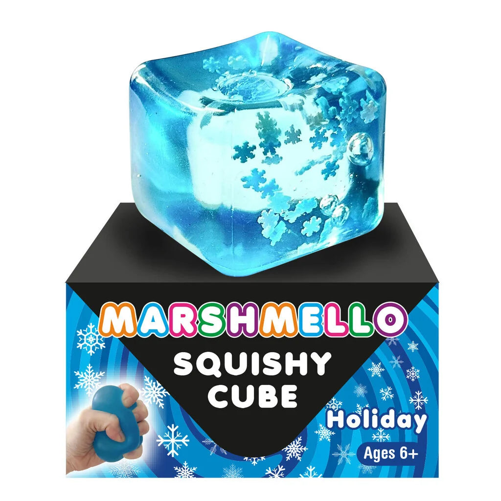 Marshmello Snowflake Squishy Cube